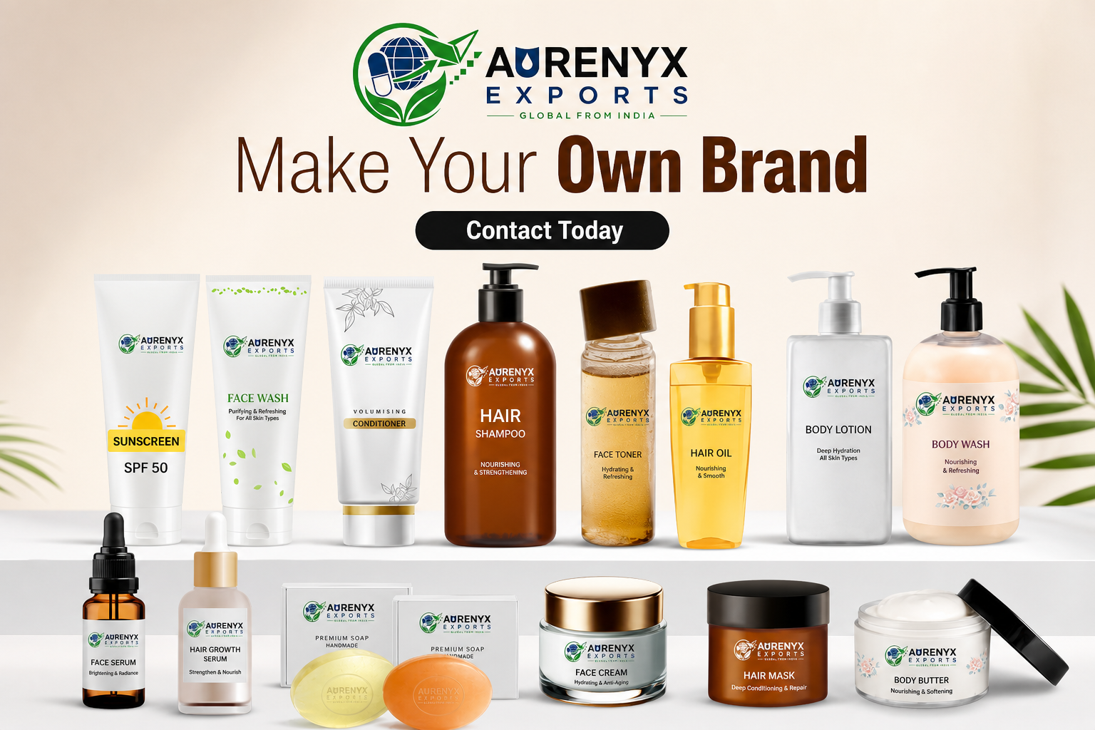 Aurenyx Exports — Private Label Cosmetics